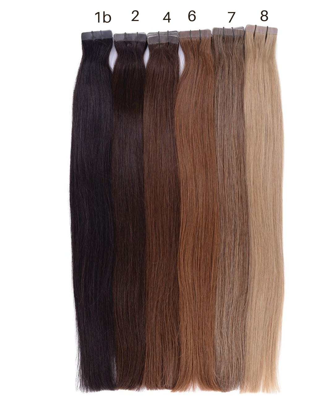 Tape Extensions Einfarbig