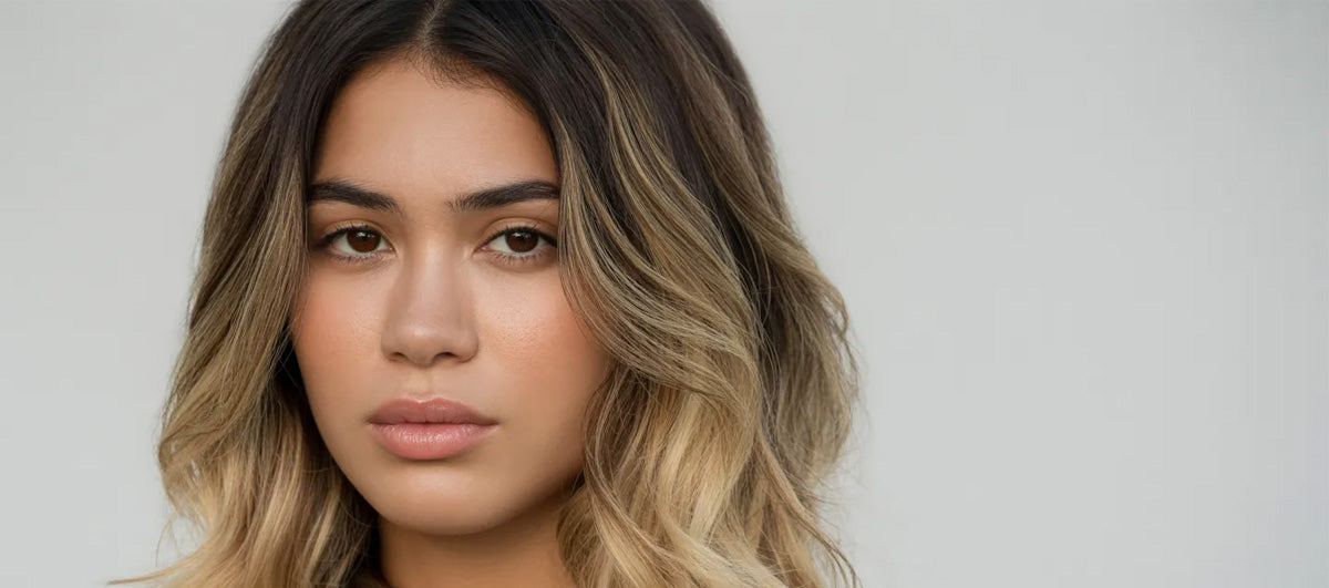 Tape Extensions Balayage
