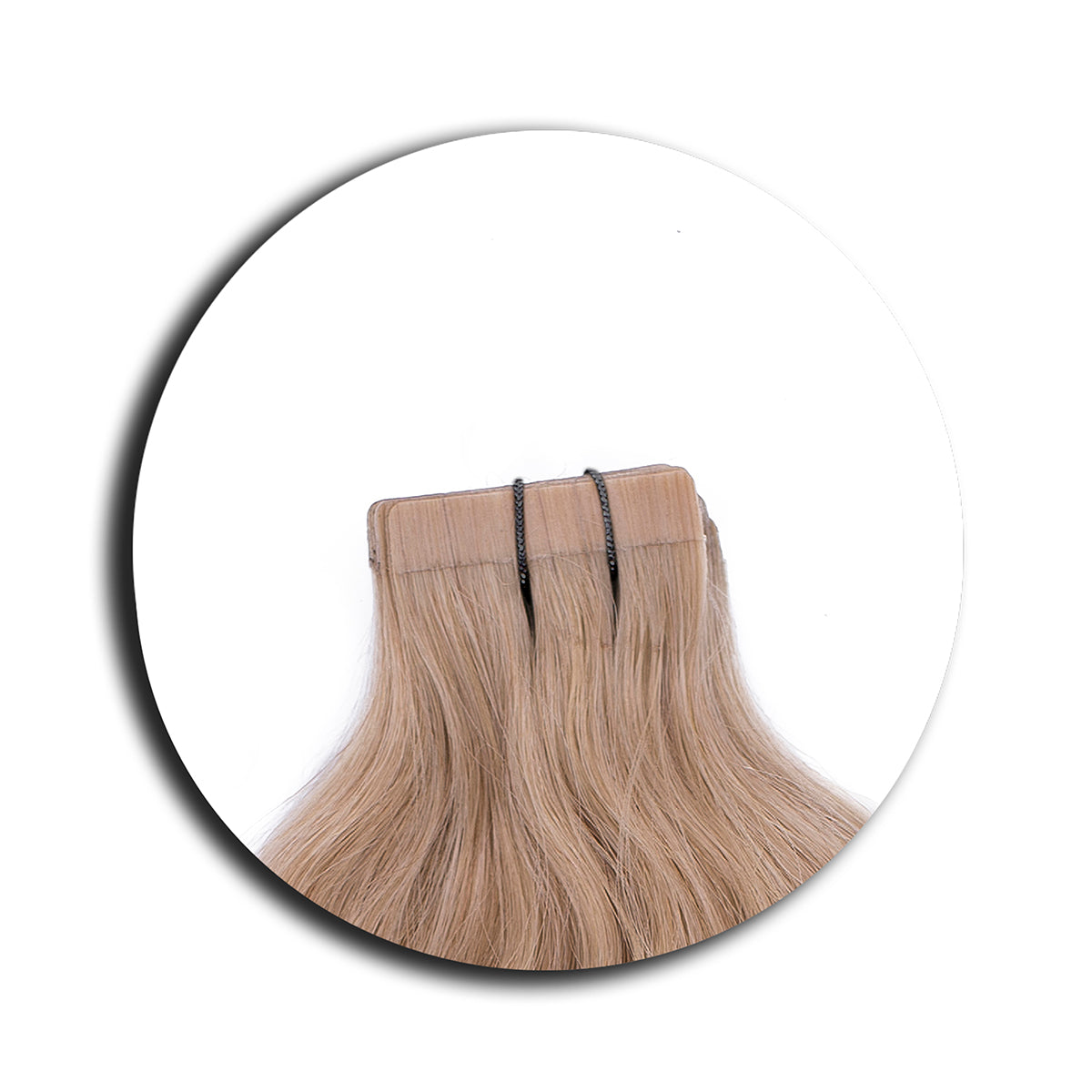 Tape Extensions BASIC QUALITÄT GEWELLT einfarbig 10 Stück