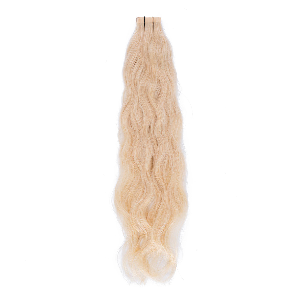 Tape Extensions BASIC QUALITÄT GEWELLT einfarbig 10 Stück