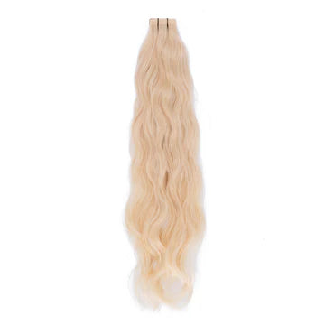Tape Extensions BASIC QUALITÄT GEWELLT einfarbig 10 Stück