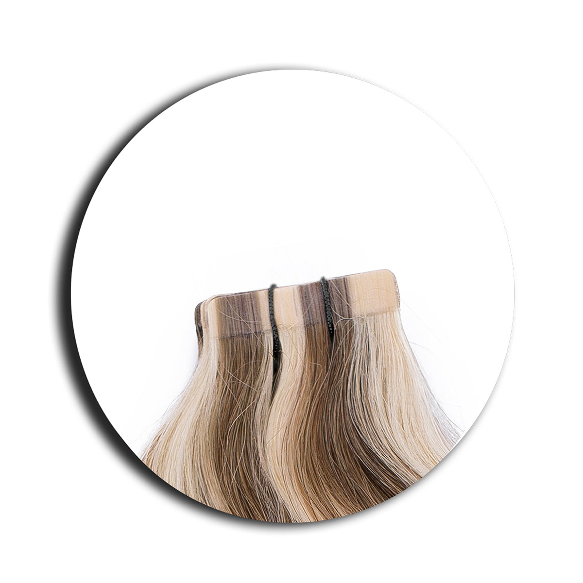 Tape Extensions BASIC QUALITÄT GEWELLT gesträhnt 10 Stück