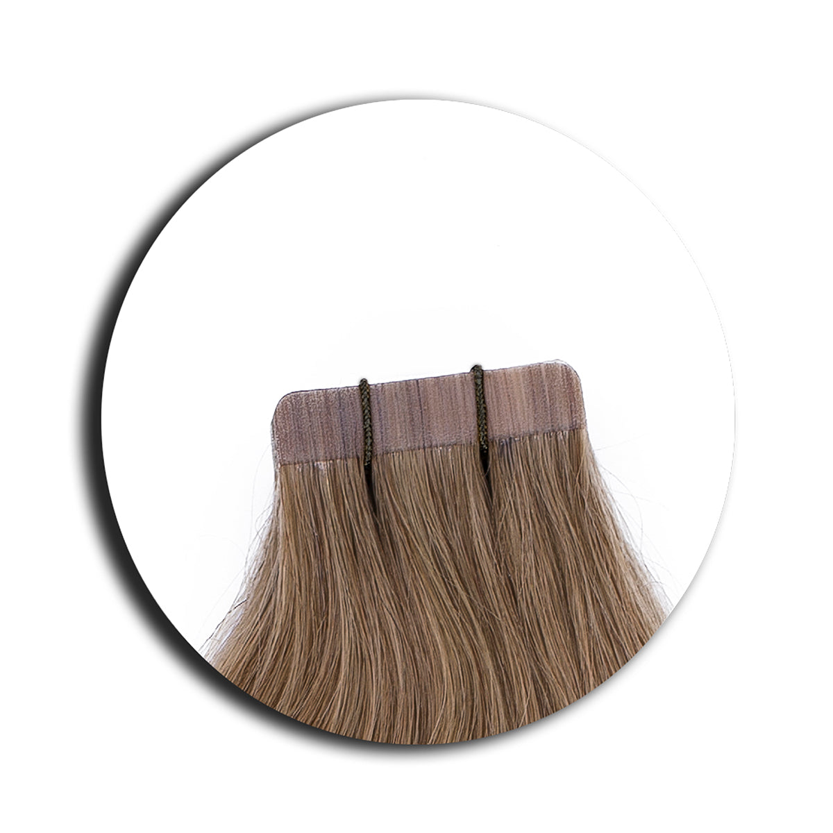 Tape Extensions BASIC QUALITÄT GEWELLT einfarbig 10 Stück