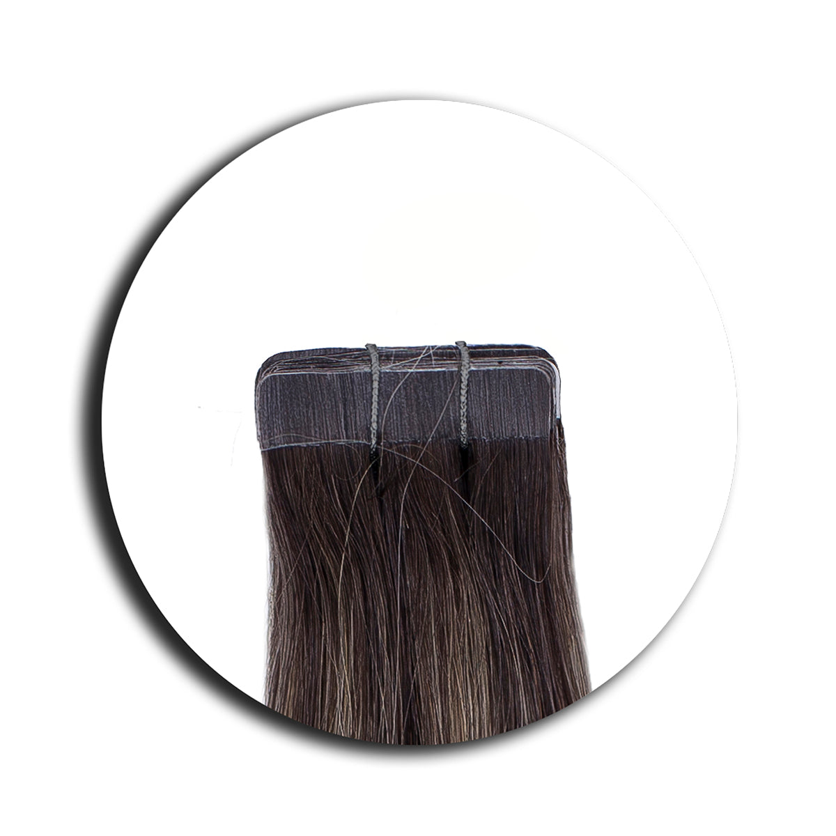 Tape Extensions BASIC QUALITÄT GLATT root shadow 10 Stück