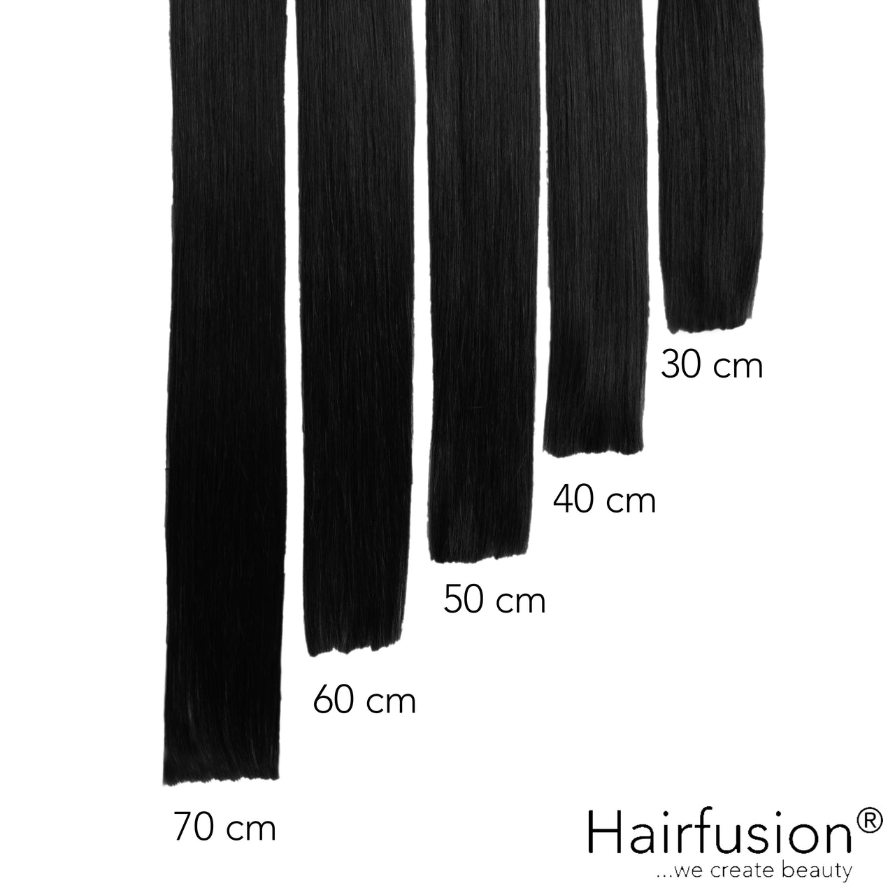 Tape Extensions PREMIUM QUALITÄT GLATT einfarbig 10 Stück