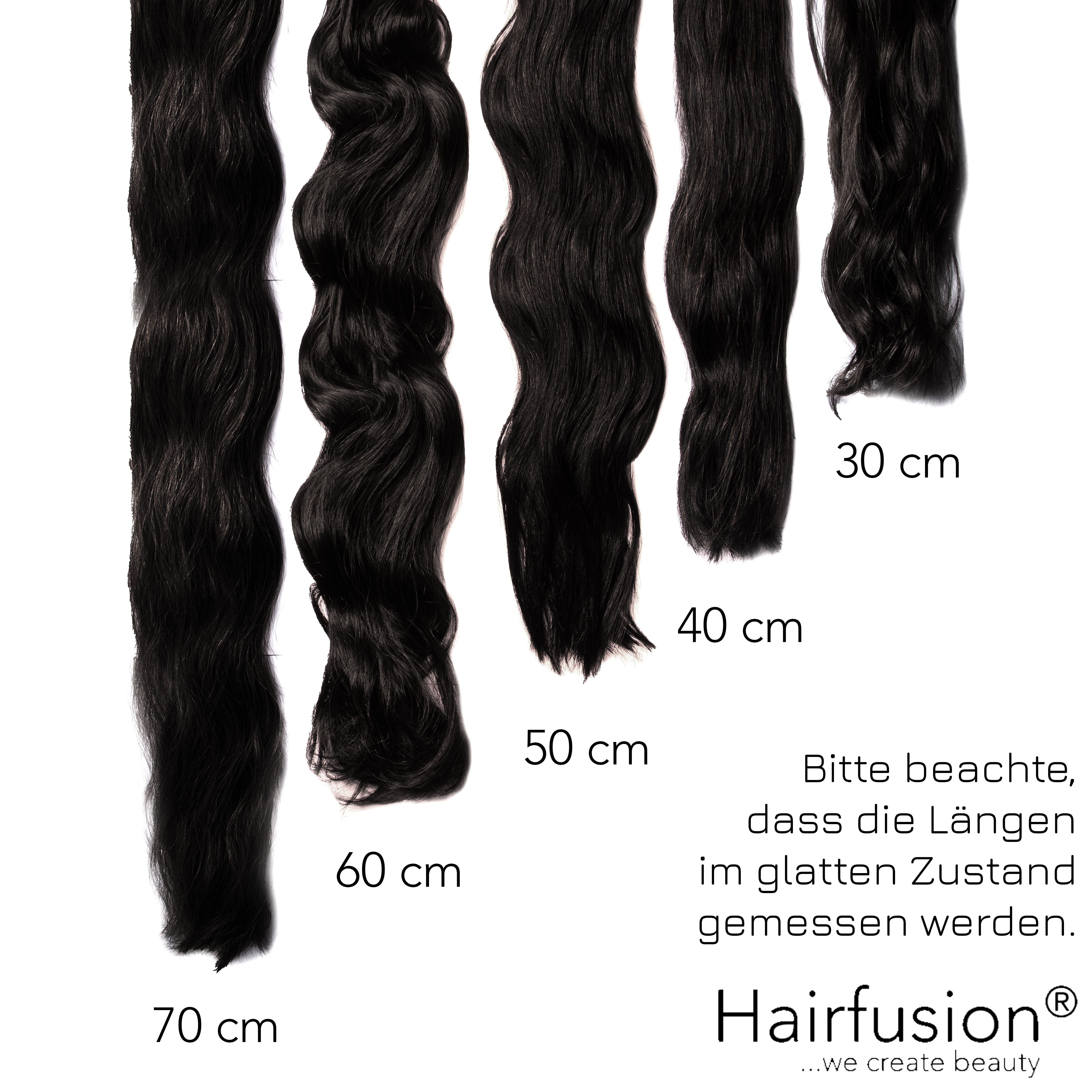 Tape Extensions PREMIUM QUALITÄT GEWELLT einfarbig 10 Stück