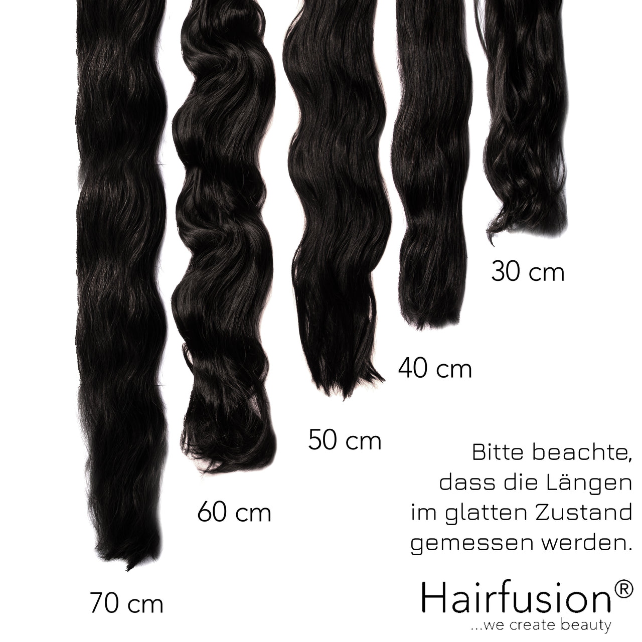 Tape Extensions PREMIUM QUALITÄT GEWELLT einfarbig 10 Stück