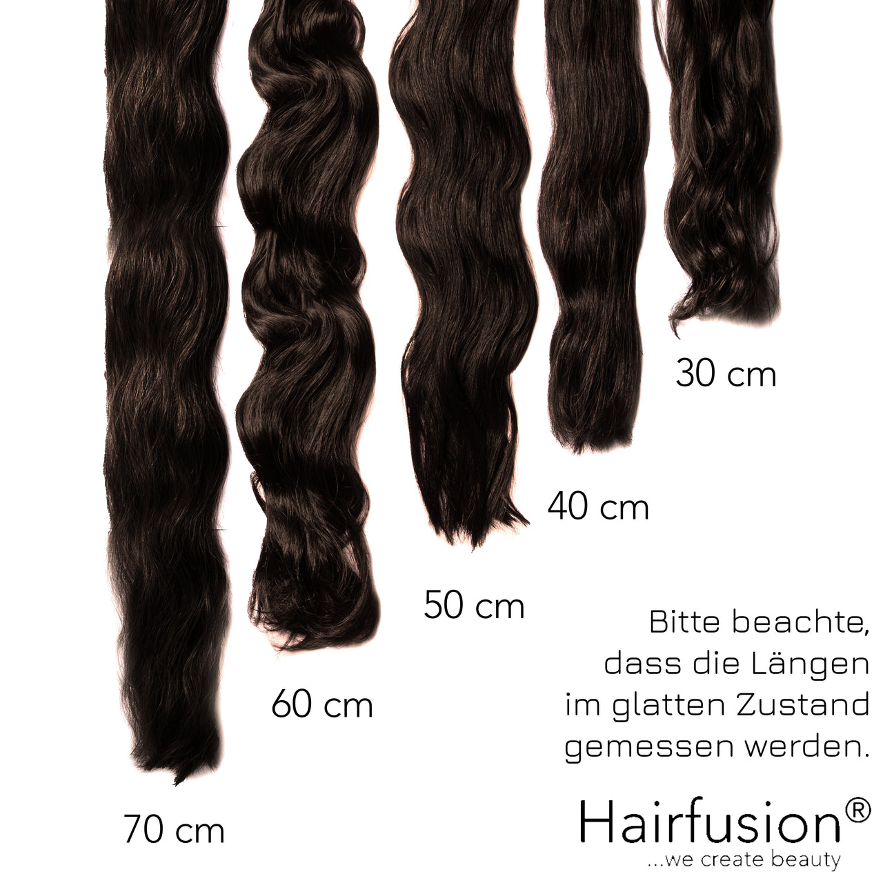 Tape Extensions PREMIUM QUALITÄT GEWELLT einfarbig 10 Stück