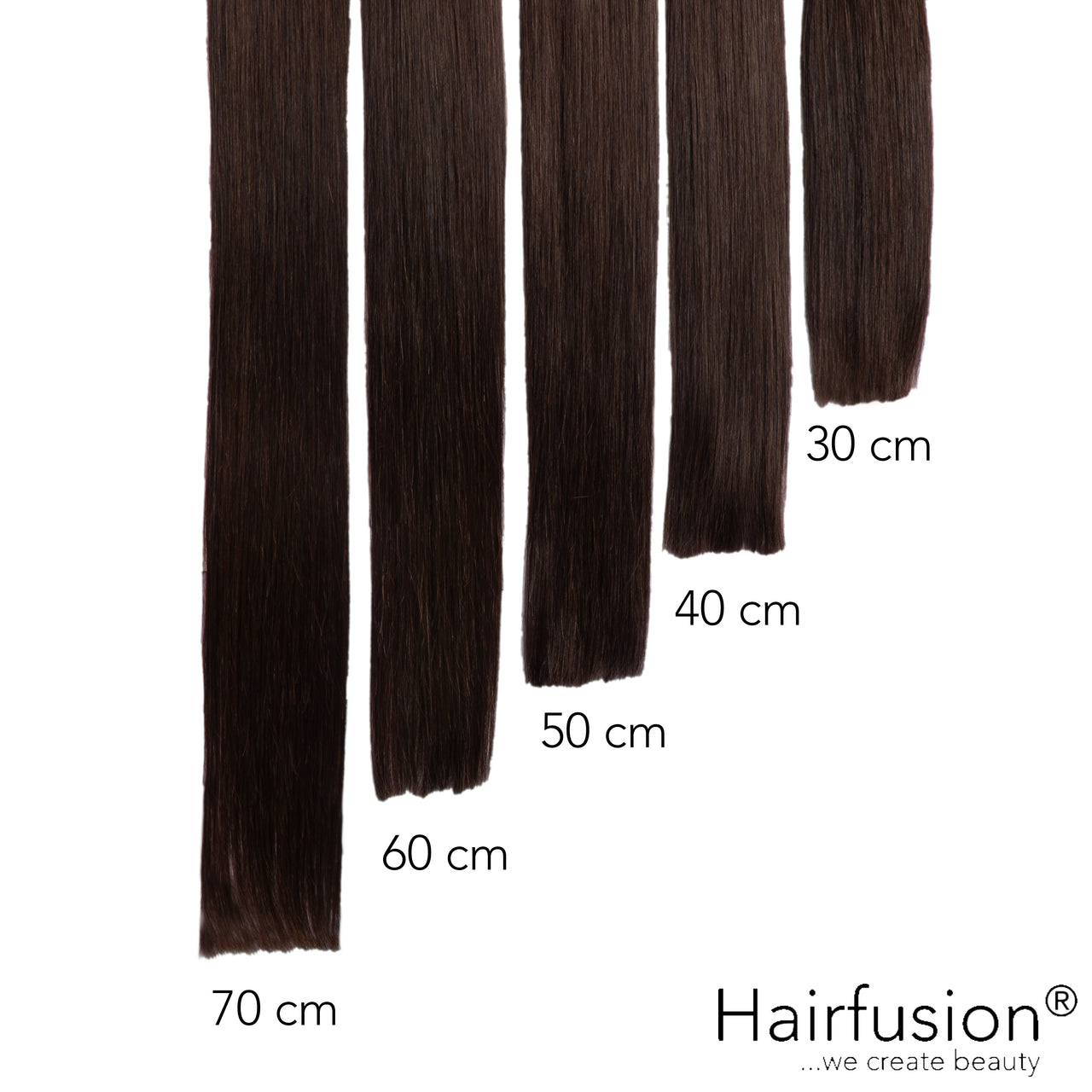 Tape Extensions PREMIUM QUALITÄT GLATT einfarbig 10 Stück