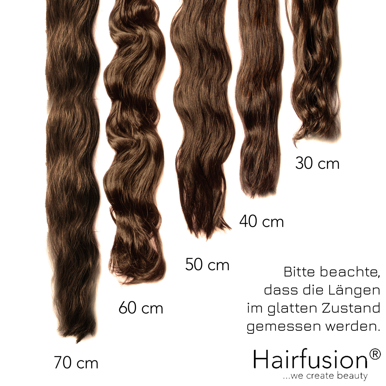 Tape Extensions PREMIUM QUALITÄT GEWELLT einfarbig 10 Stück