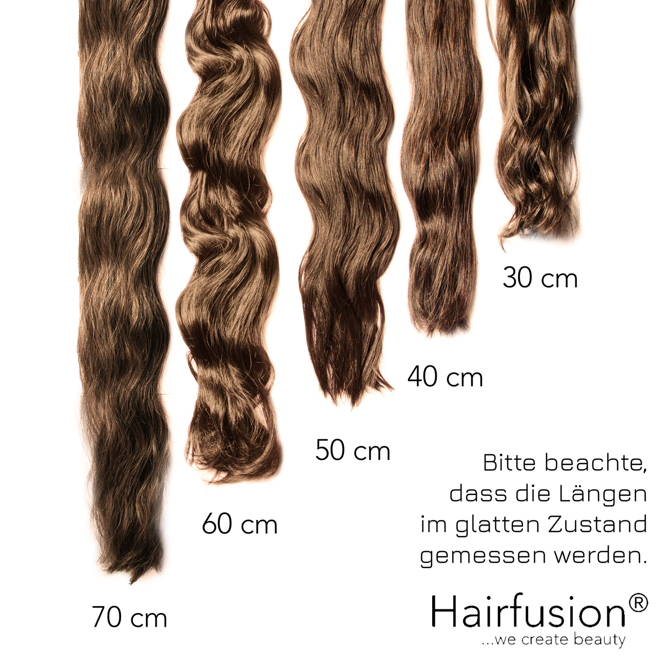 Tape Extensions PREMIUM QUALITÄT GEWELLT einfarbig 10 Stück