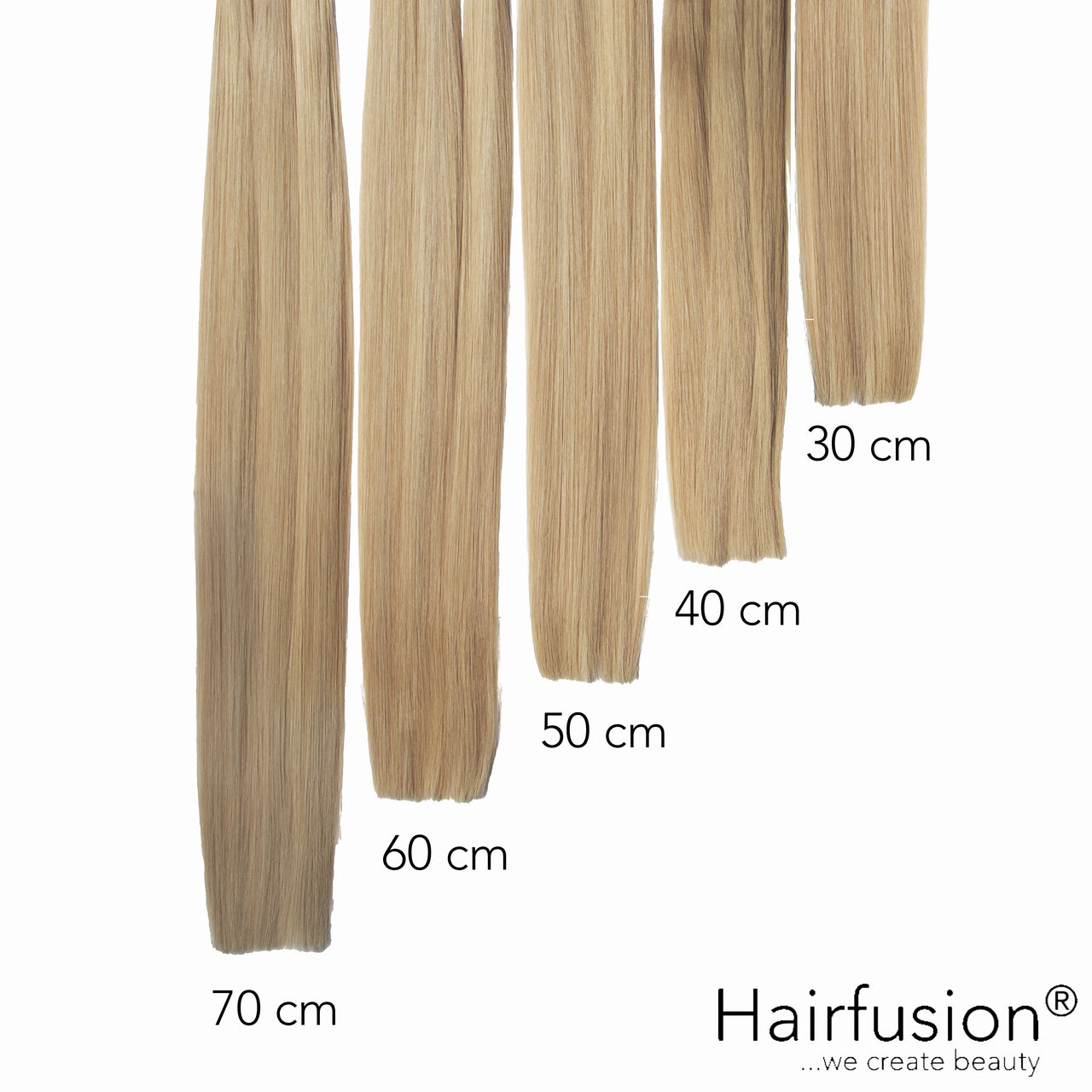 Tape Extensions PREMIUM QUALITÄT GLATT einfarbig 10 Stück