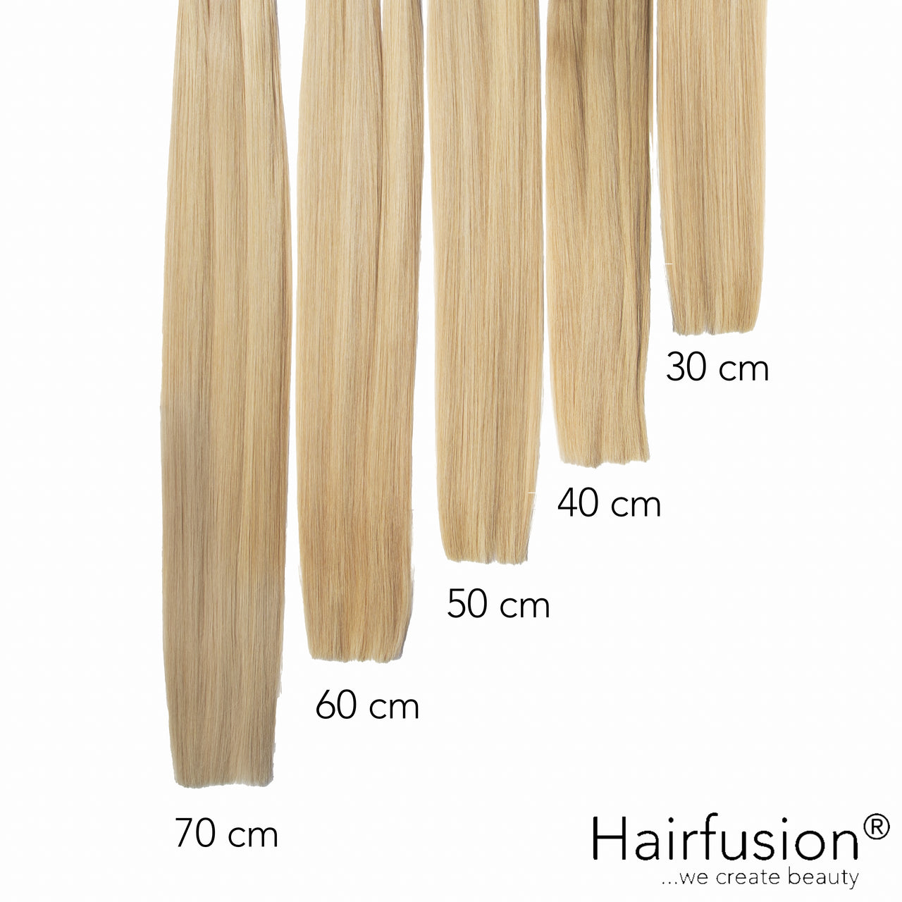 Tape Extensions PREMIUM QUALITÄT GLATT einfarbig 10 Stück