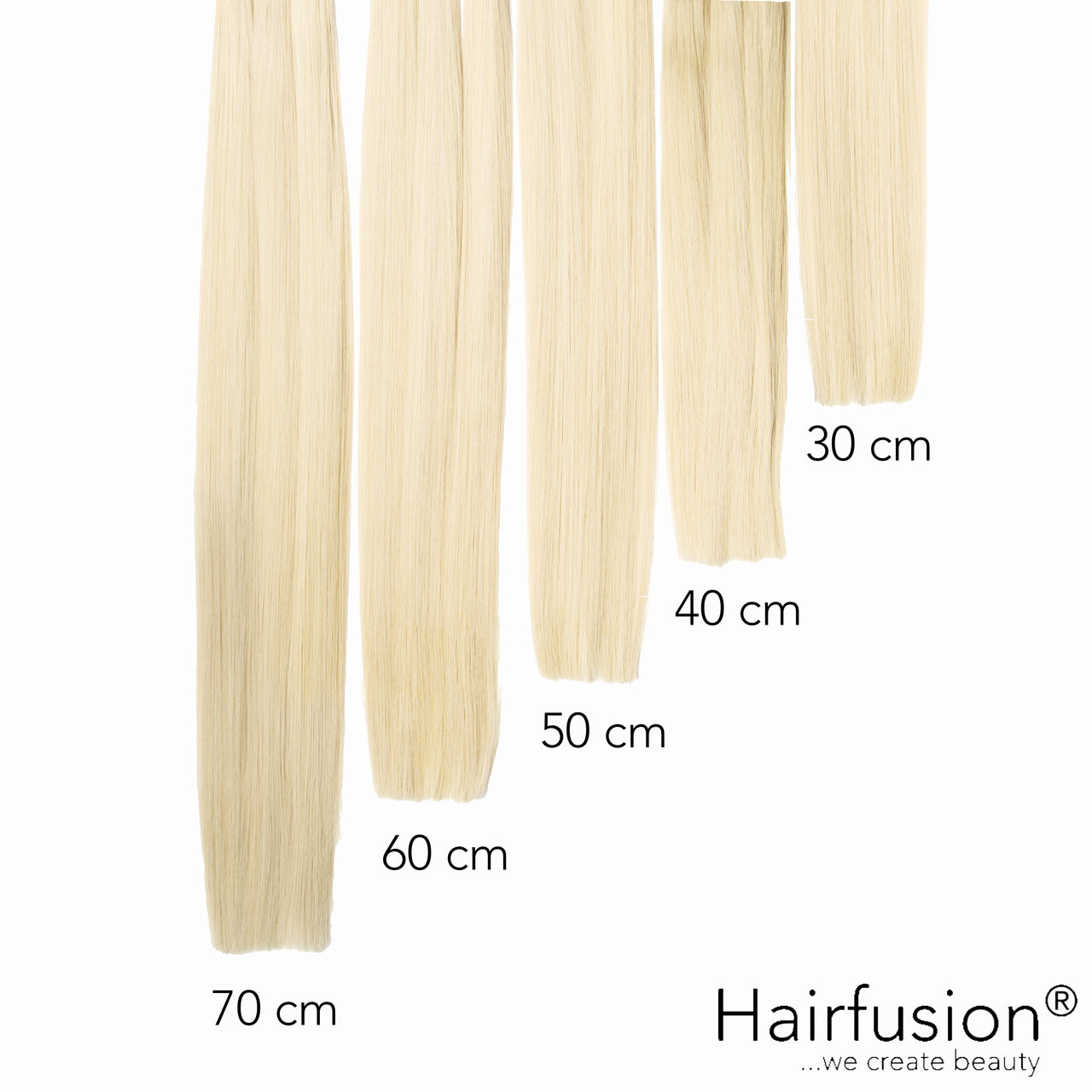 Tape Extensions PREMIUM QUALITÄT GLATT einfarbig 10 Stück