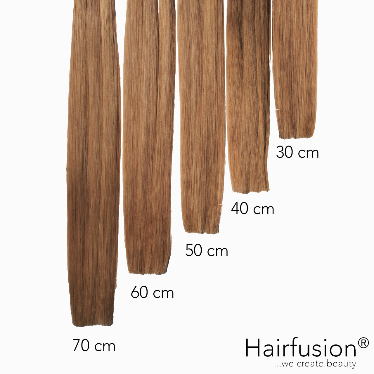 Tape Extensions PREMIUM QUALITÄT GLATT einfarbig 10 Stück