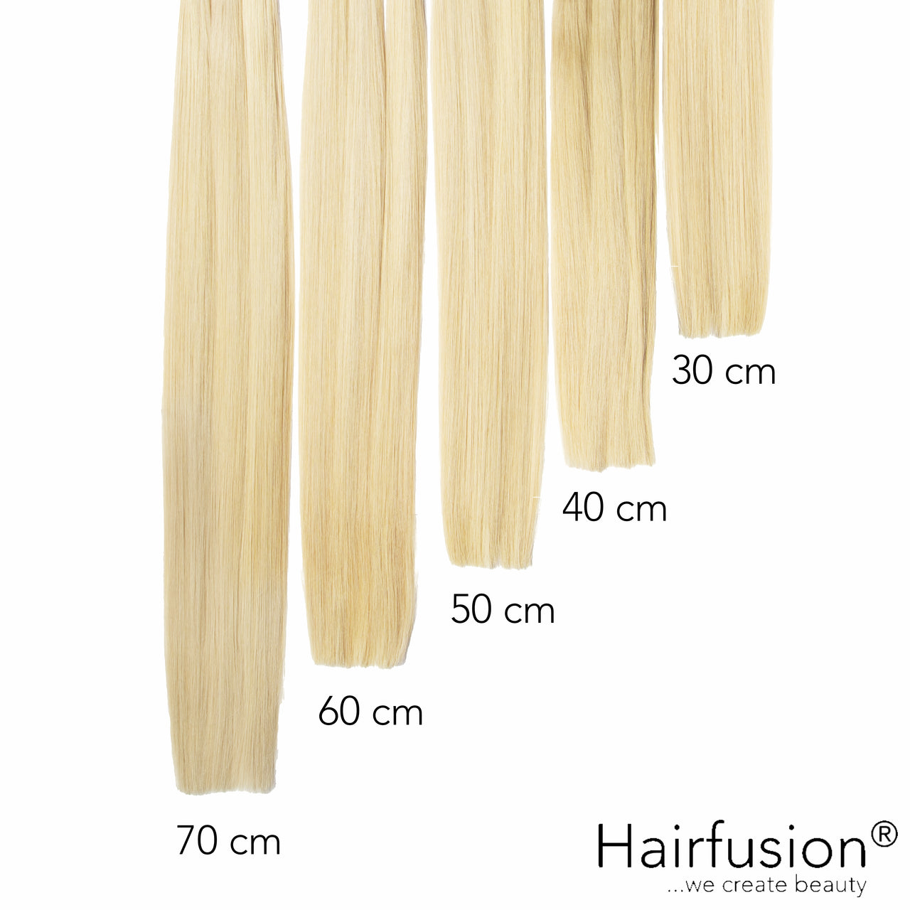 Tape Extensions PREMIUM QUALITÄT GLATT einfarbig 10 Stück