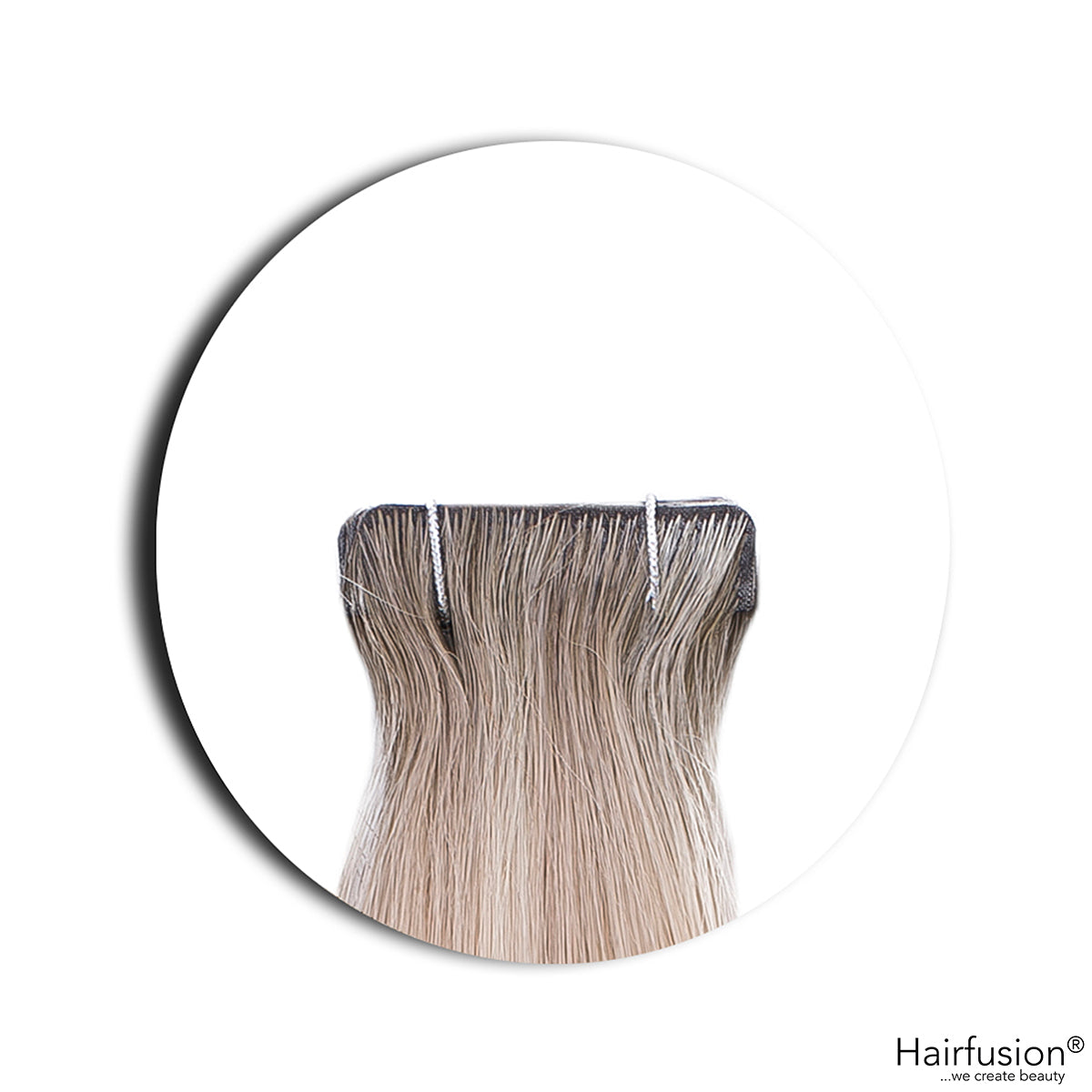 Tape Extensions PREMIUM QUALITÄT GEWELLT root shadow 10 Stück