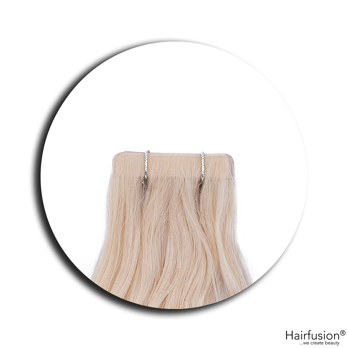 Tape Extensions PREMIUM QUALITÄT GELOCKT einfarbig 10 Stück