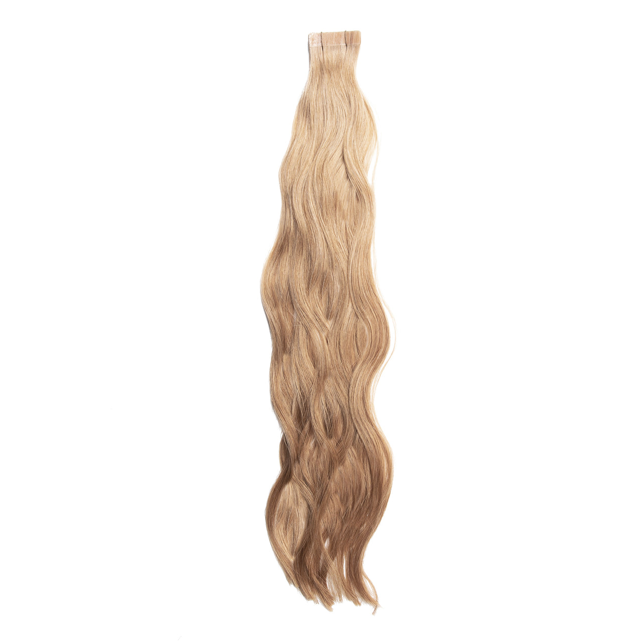 Tape Extensions PREMIUM QUALITÄT GEWELLT einfarbig 10 Stück