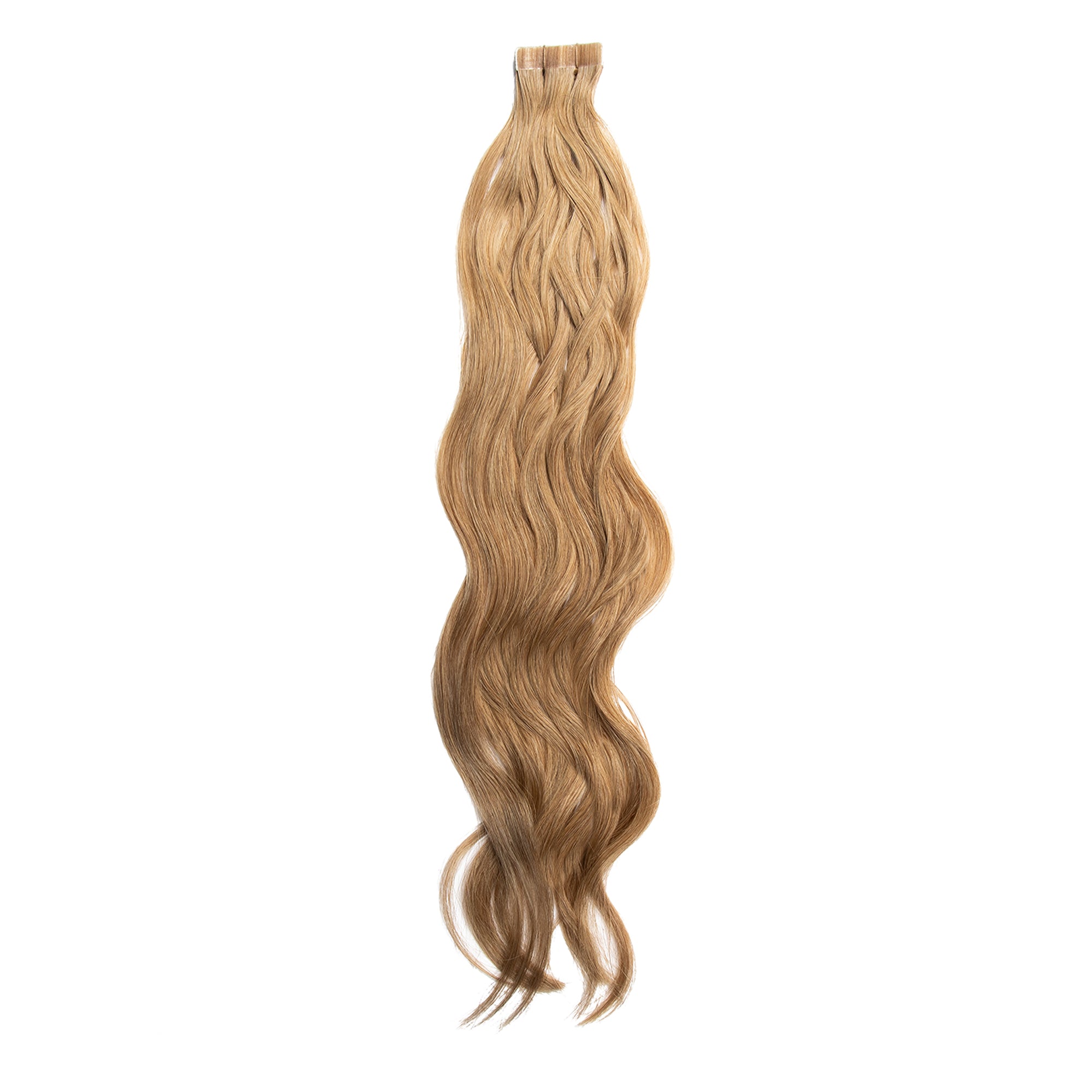 Tape Extensions PREMIUM QUALITÄT GEWELLT einfarbig 10 Stück