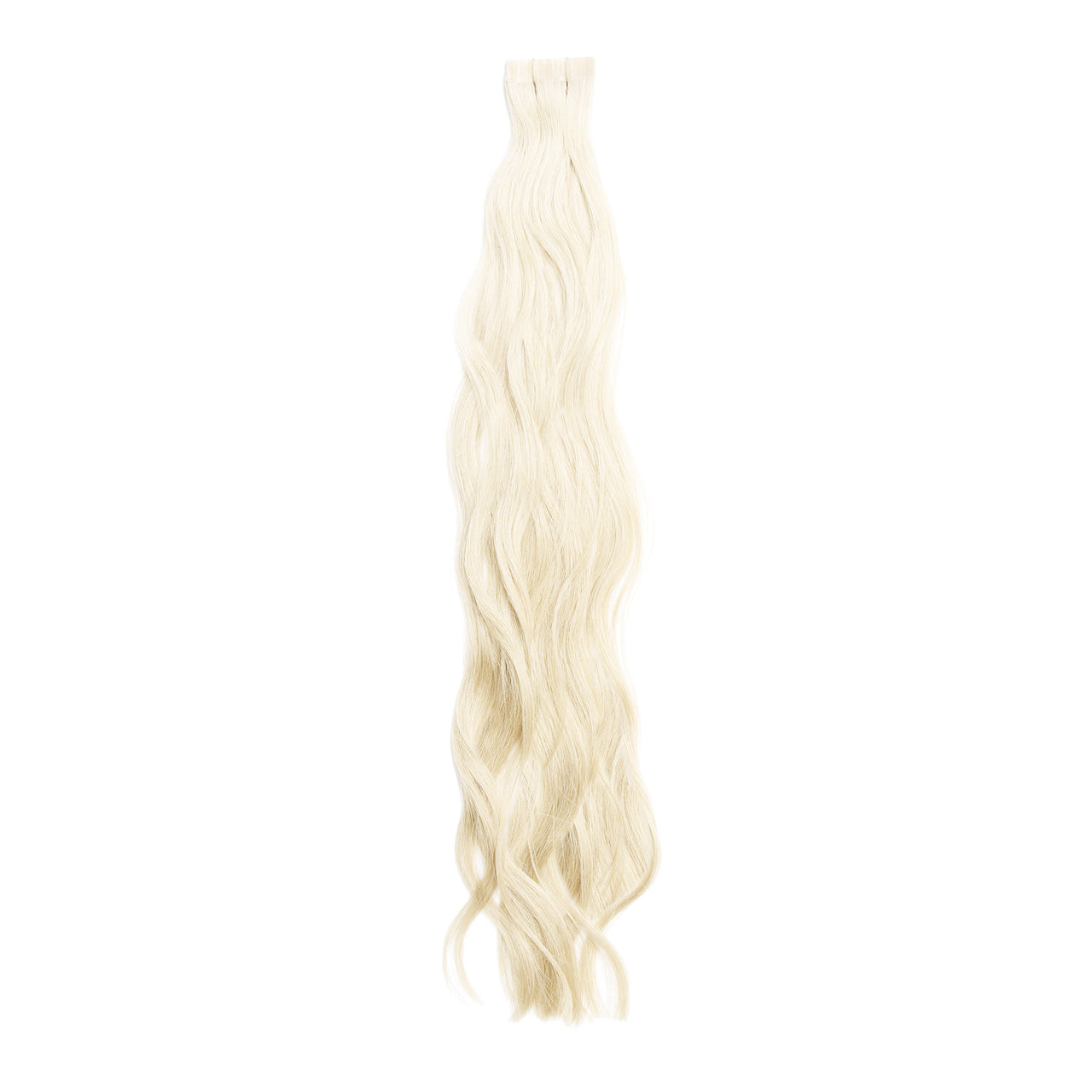 Tape Extensions PREMIUM QUALITÄT GEWELLT einfarbig 10 Stück