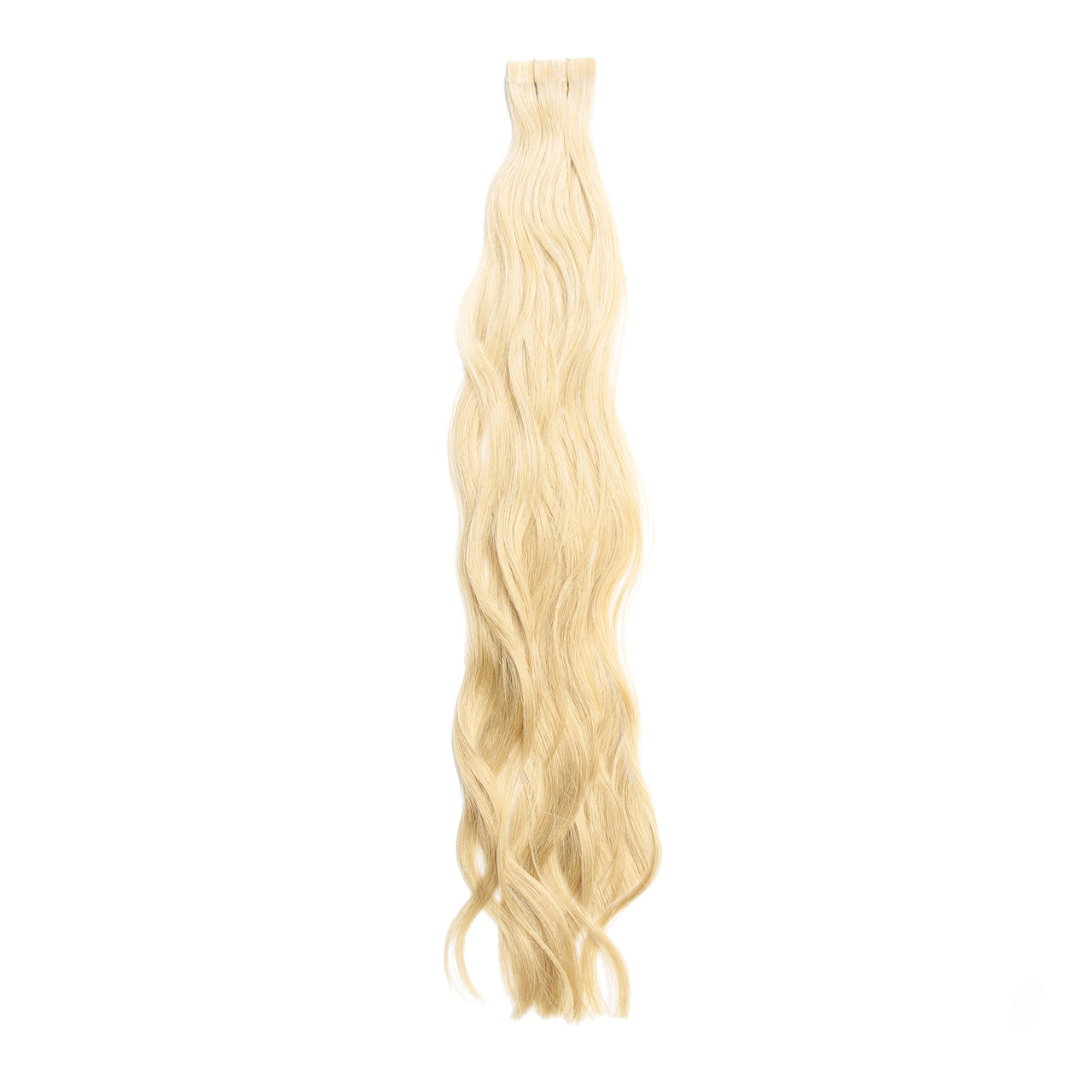 Tape Extensions PREMIUM QUALITÄT GEWELLT einfarbig 10 Stück