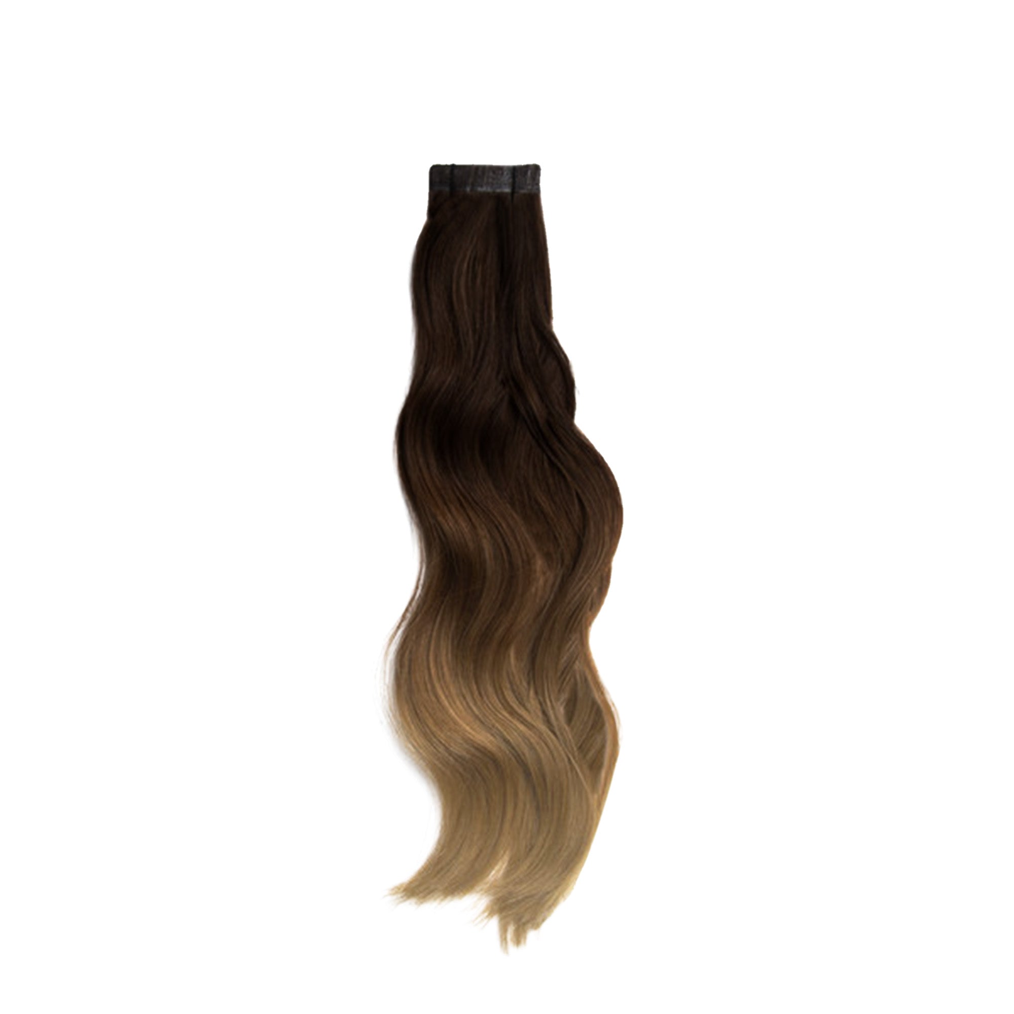 Tape Extensions PREMIUM QUALITÄT GEWELLT ombré 10 Stück