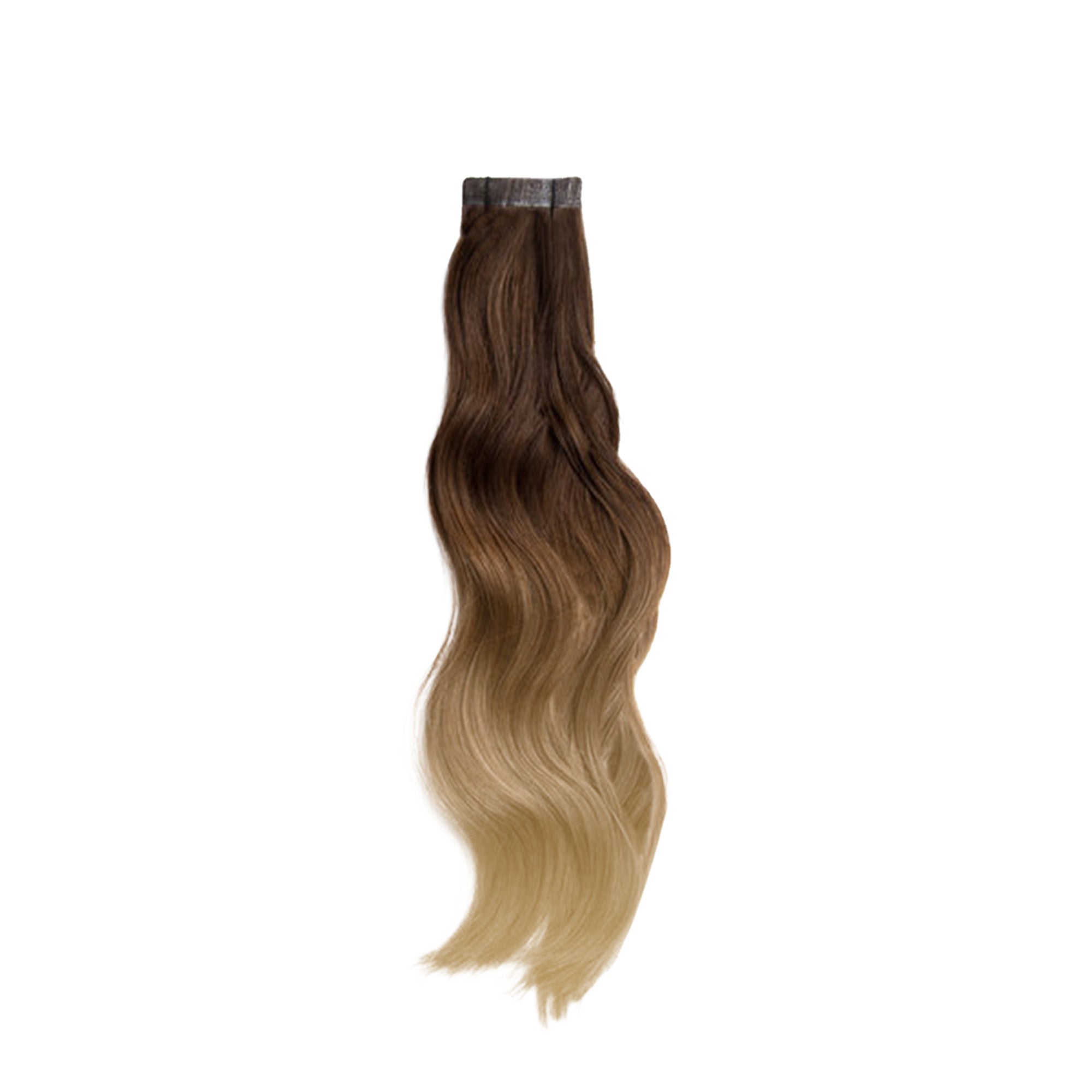 Tape Extensions PREMIUM QUALITÄT GEWELLT ombré 10 Stück