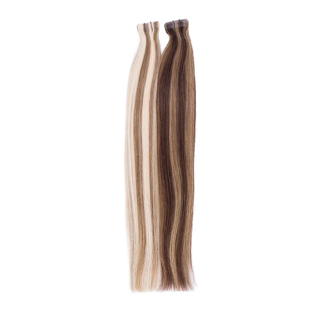 Tape Extensions BASIC QUALITÄT GLATT gesträhnt 10 Stück