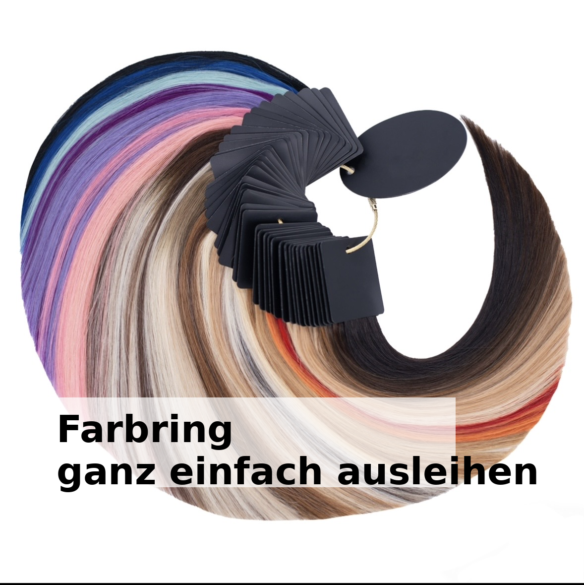 Tape Extensions Farbring zum Ausleihen