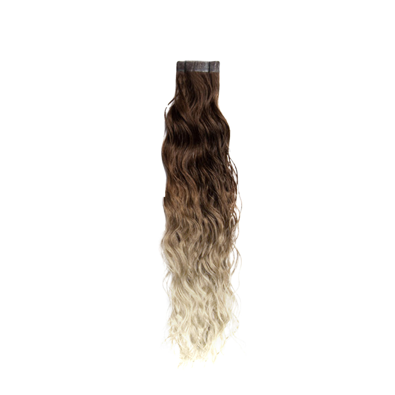 Tape Extensions PREMIUM QUALITÄT GELOCKT ombré 10 Stück