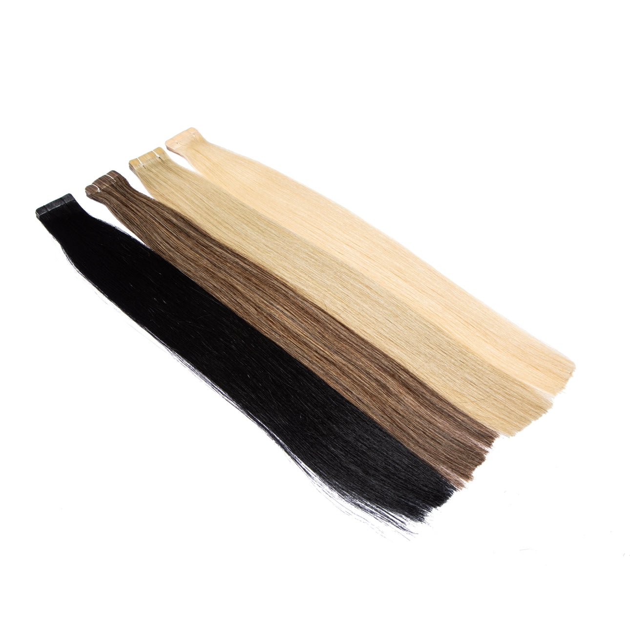 Tape Extensions PREMIUM QUALITÄT GLATT einfarbig 10 Stück