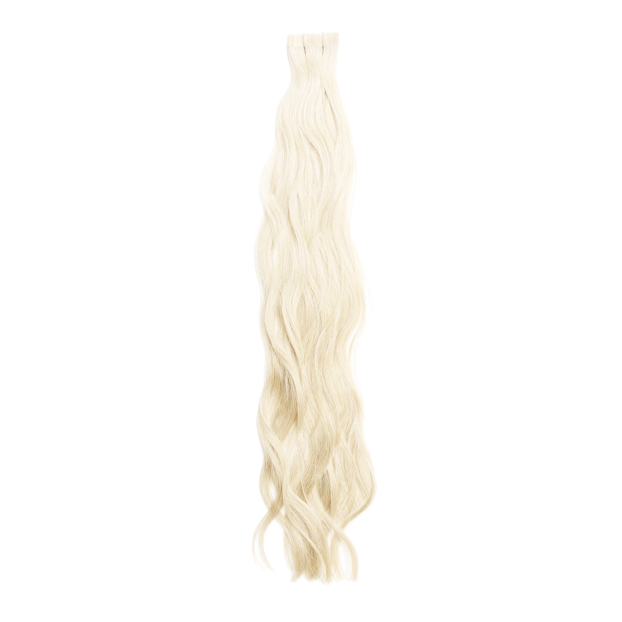 Tape Extensions PREMIUM QUALITÄT GEWELLT einfarbig 10 Stück